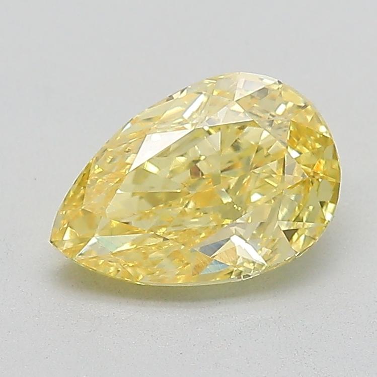 1.51 Ct. Fancy Intense  Yellow Pear Lab Grown Diamond