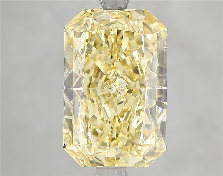 5.02 Ct. Fancy Vivid Yellow Radiant Lab Grown Diamond