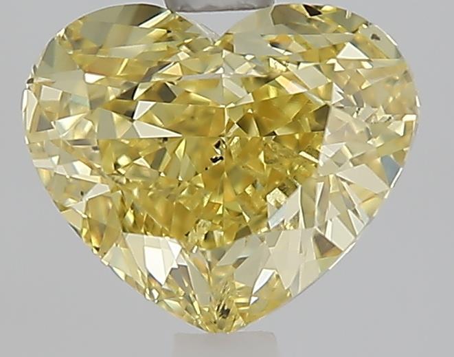 2.08 Ct. Fancy Intense Yellow Heart Lab Grown Diamond