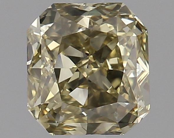 1.51 Ct. Fancy Deep Brownish Greenish Yellow Radiant Diamond