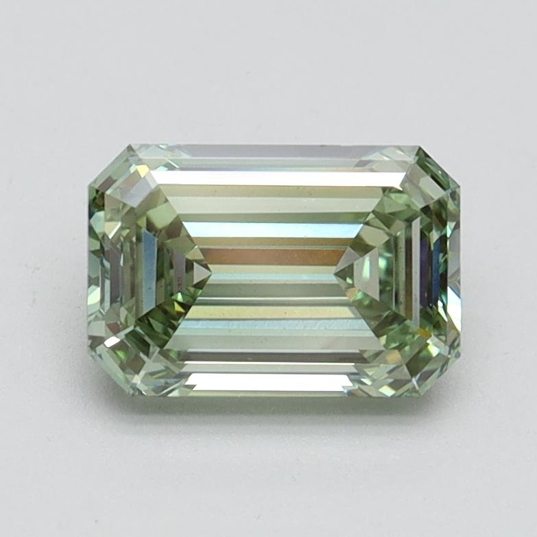 1.2 Ct. Fancy Intense Green Emerald Lab Grown Diamond