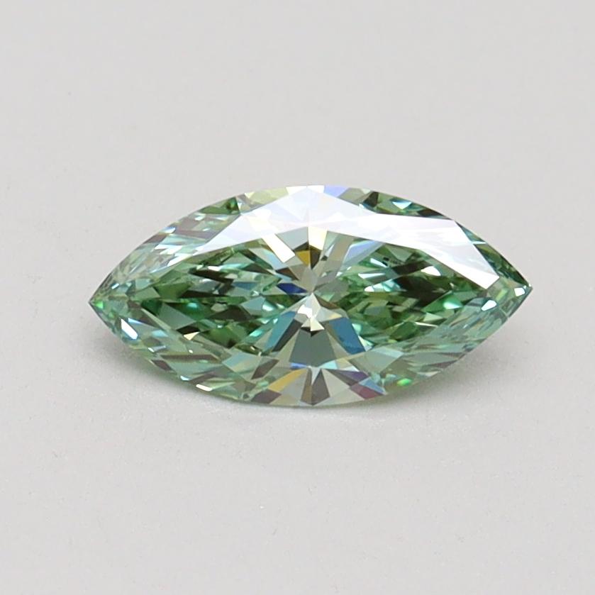 0.50 Ct. Fancy Vivid Green Marquise Lab Grown Diamond