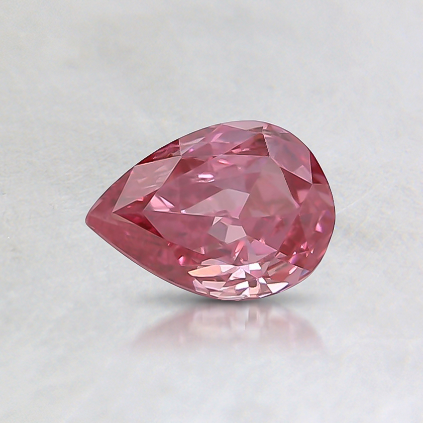 0.32 Ct. Fancy Vivid Pink Pear Lab Grown Diamond