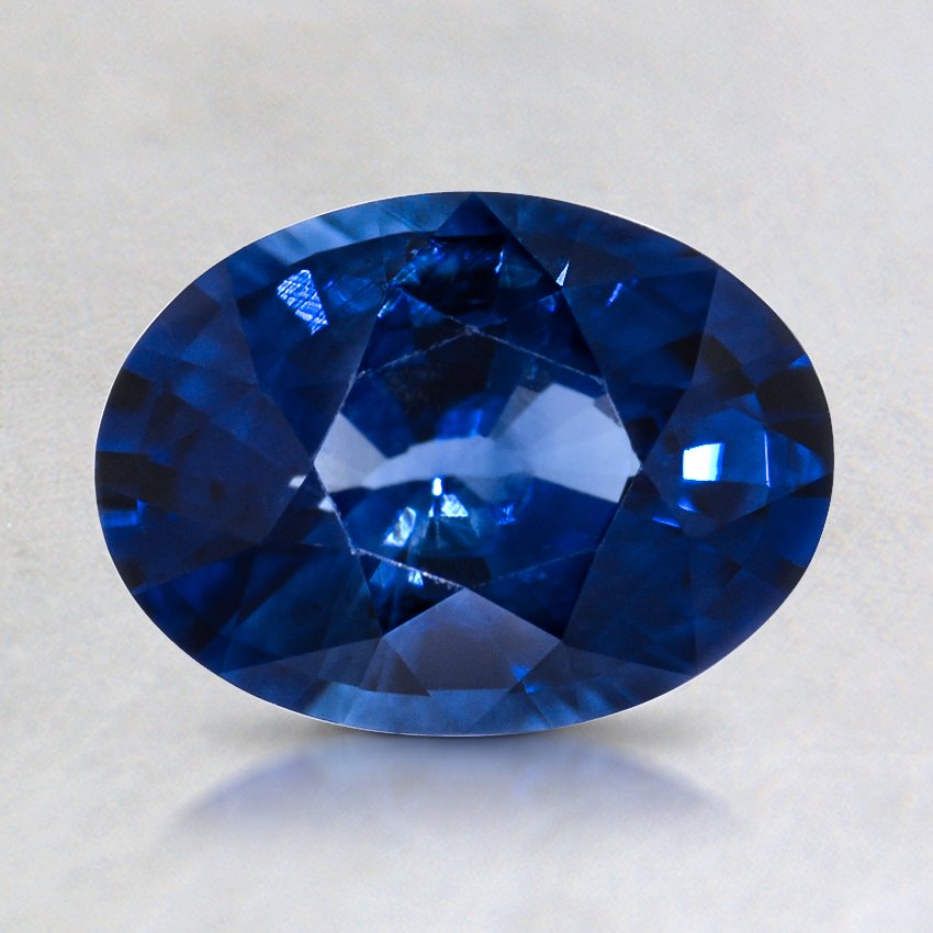8x6mm Super Premium Blue Oval Sapphire