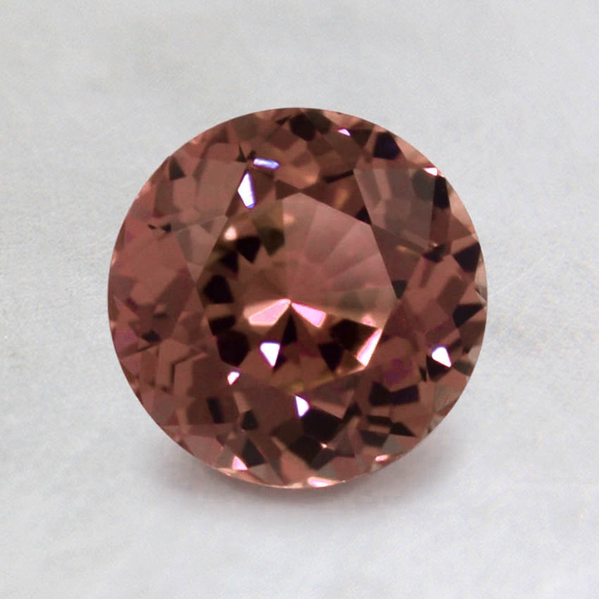 6.5mm Premium Cognac Round Sapphire