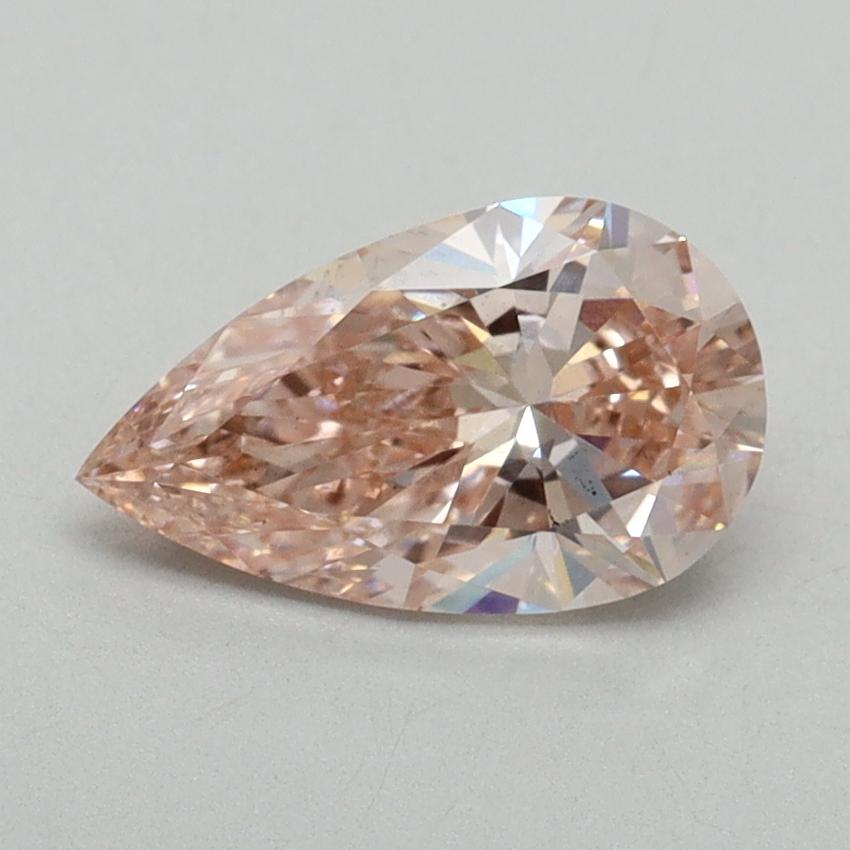 1.08 Ct. Fancy Intense Pink Pear Lab Grown Diamond