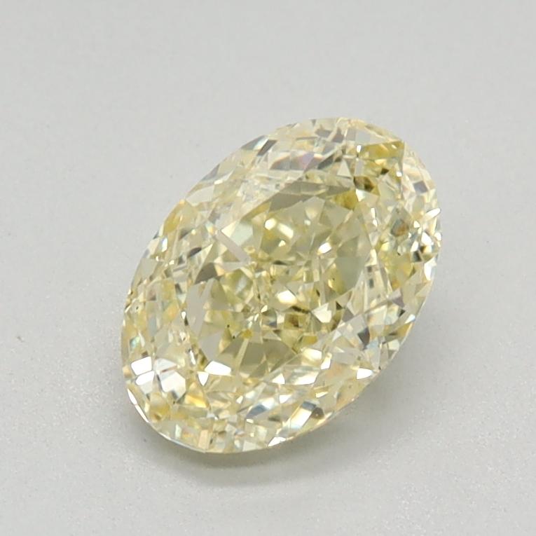 0.77 Ct. Fancy Yellow Oval Lab Grown Diamond