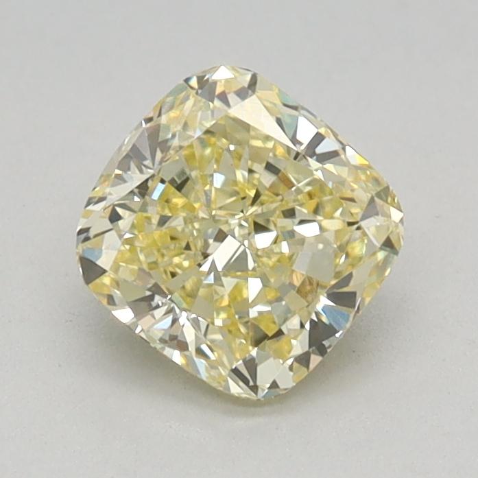 0.64 Ct. Fancy Yellow Cushion Lab Grown Diamond