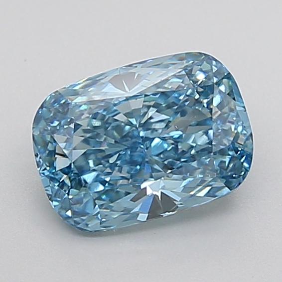 1.82 Ct. Fancy Vivid Blue Cushion Lab Grown Diamond