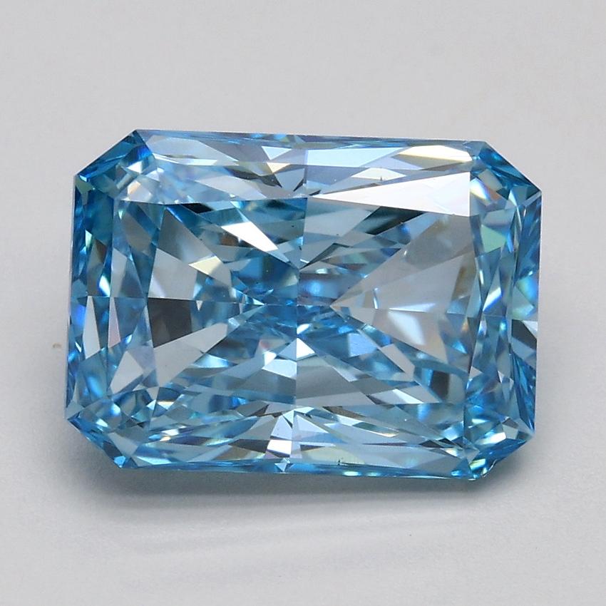 2.24 Ct. Fancy Vivid Blue Radiant Lab Grown Diamond