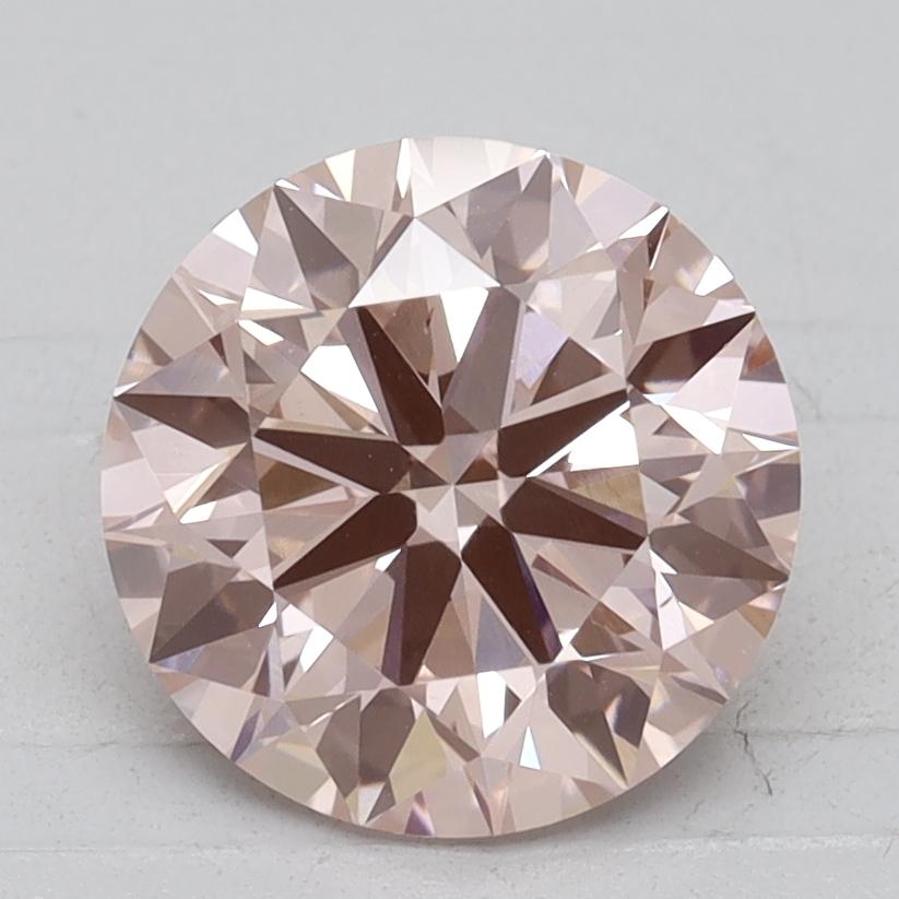 2.50 Ct. Fancy Intense Pink Round Lab Grown Diamond
