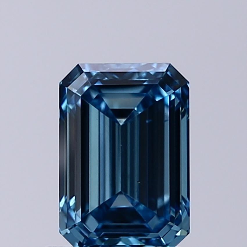 1.20 Ct. Fancy Vivid Blue Emerald Lab Grown Diamond