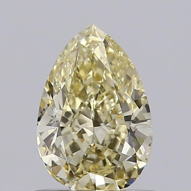 0.70 Ct. Fancy Light  Yellow Pear Lab Grown Diamond