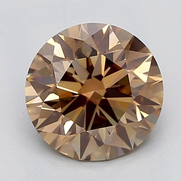 1.51 Ct. Fancy  Brown Round Lab Grown Diamond