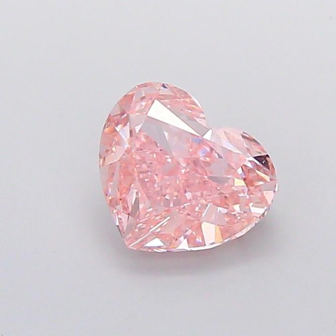 2.31 Ct. Fancy Intense  Pink Heart Lab Grown Diamond
