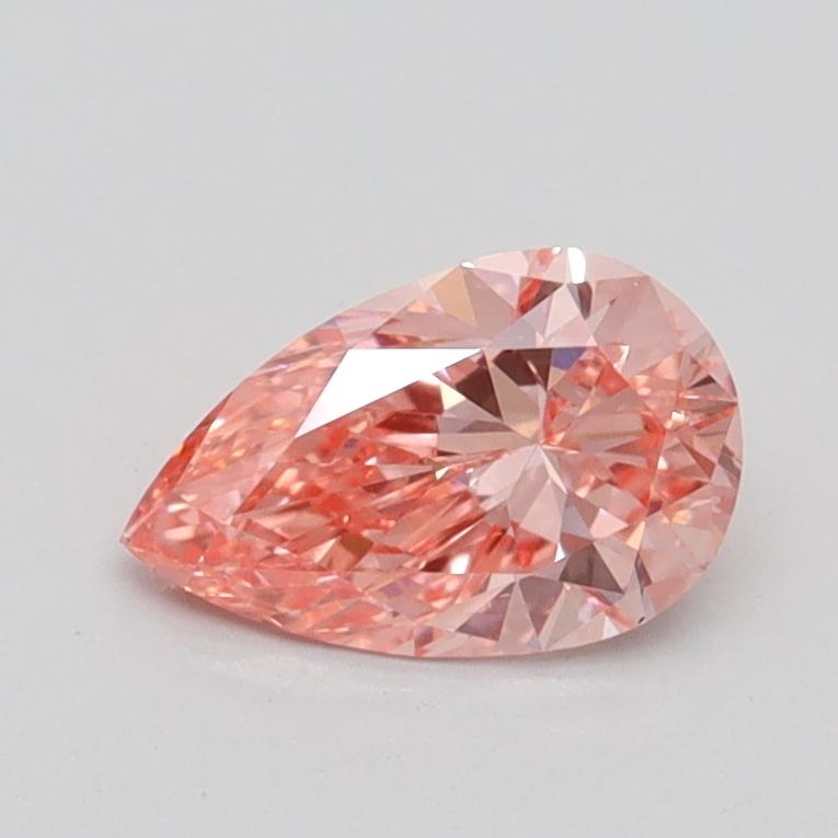 0.70 Ct. Fancy Vivid Pink Pear Lab Grown Diamond