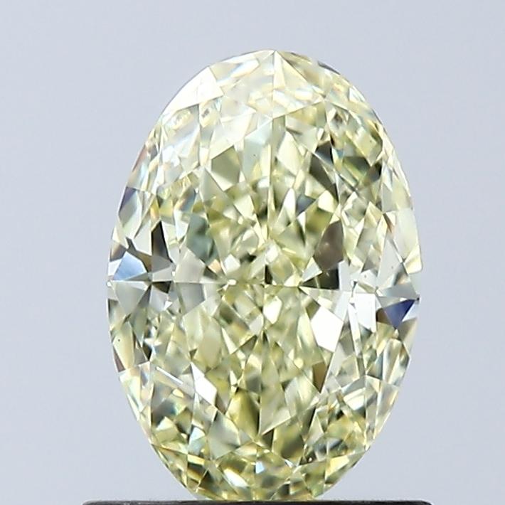 1.00 Ct. Fancy Intense Yellow Oval Lab Grown Diamond