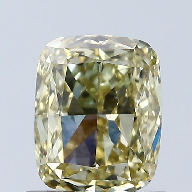 1.01 Ct. Fancy Intense Yellow Cushion Lab Grown Diamond