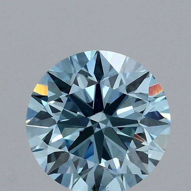 1.03 Ct. Fancy Vivid Blue Round Lab Grown Diamond