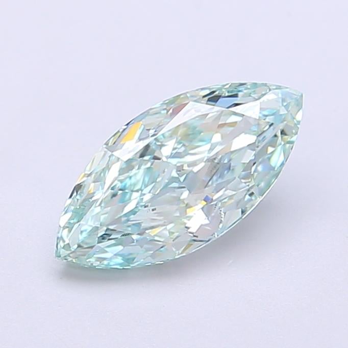 1.05 Ct. Fancy Vivid Green Marquise Lab Grown Diamond