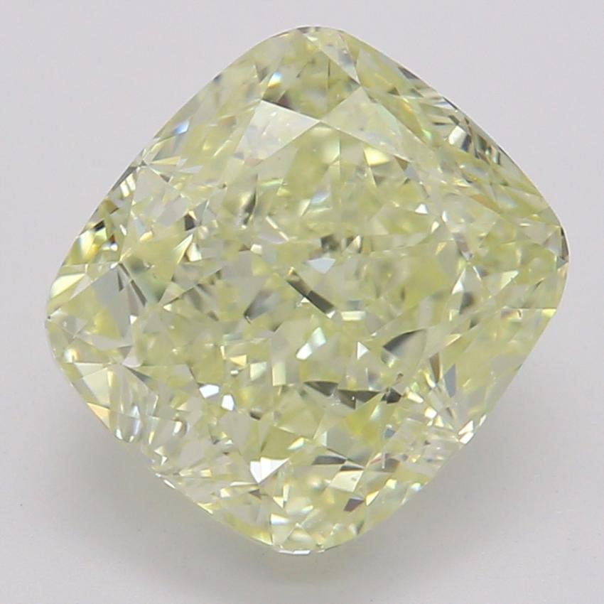 2.01 Ct. Fancy Light Yellow Cushion Diamond