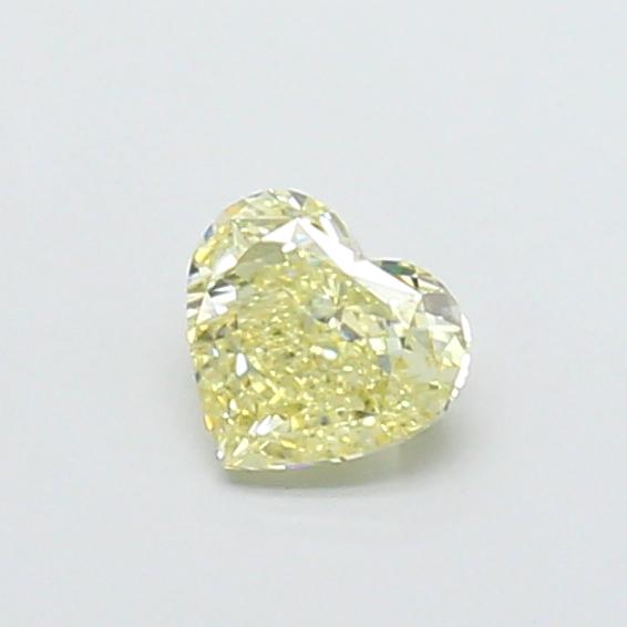 0.81 Ct. Fancy Yellow Heart Lab Grown Diamond