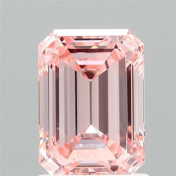 1.58 Ct. Fancy Intense Pink Emerald Lab Grown Diamond