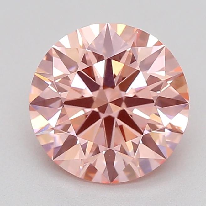 1.32 Ct. Fancy Vivid  Pink Round Lab Grown Diamond