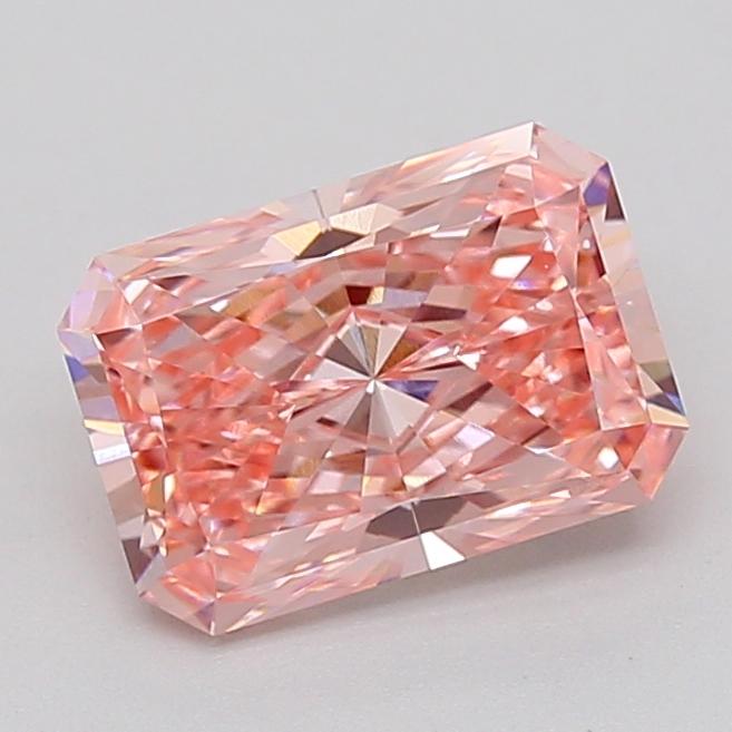 2.02 Ct. Fancy Vivid  Pink Radiant Lab Grown Diamond