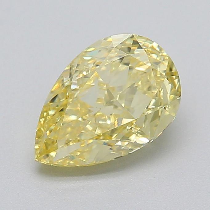 1.09 Ct. Fancy  Yellow Pear Lab Grown Diamond
