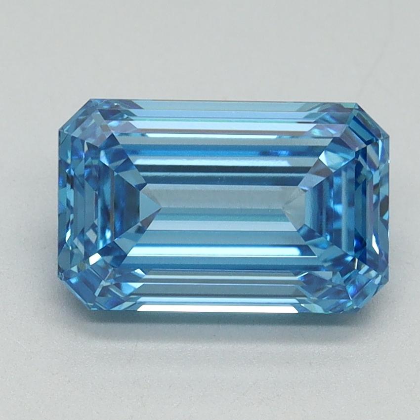 2.04 Ct. Fancy Vivid Blue Emerald Lab Grown Diamond