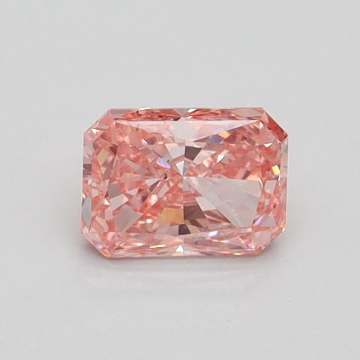 0.57 Ct. Fancy Intense Pink Radiant Lab Grown Diamond