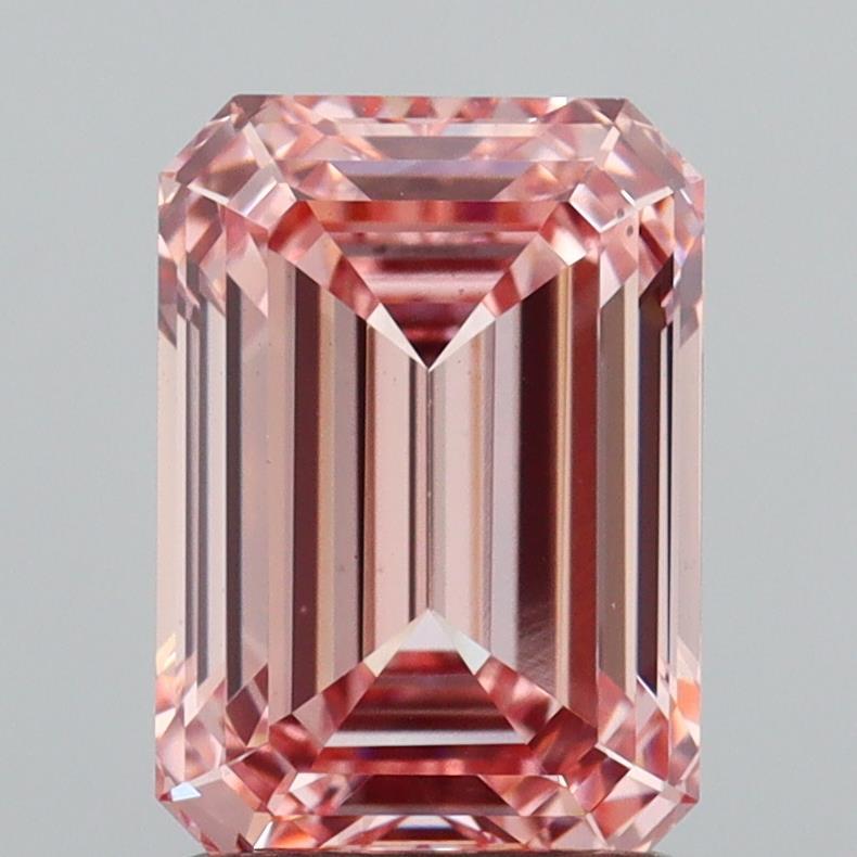 1.78 Ct. Fancy Intense  Pink Emerald Lab Grown Diamond