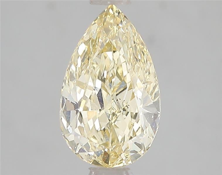 2.01 Ct. Fancy Intense Yellow Pear Lab Grown Diamond