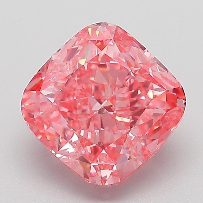 2.05 Ct. Fancy Pink Cushion Lab Grown Diamond