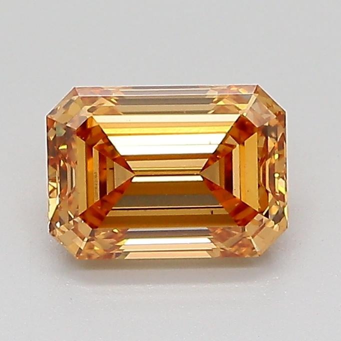 1.05 Ct. Fancy Light  Brown Emerald Lab Grown Diamond