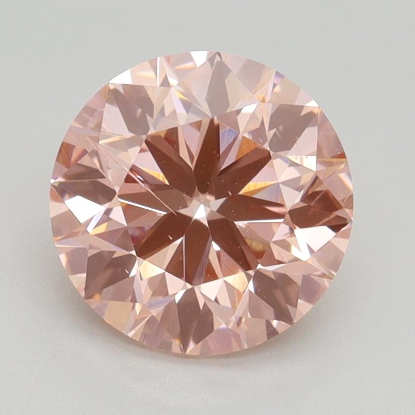 2.00 Ct. Fancy Intense Pink Round Lab Grown Diamond