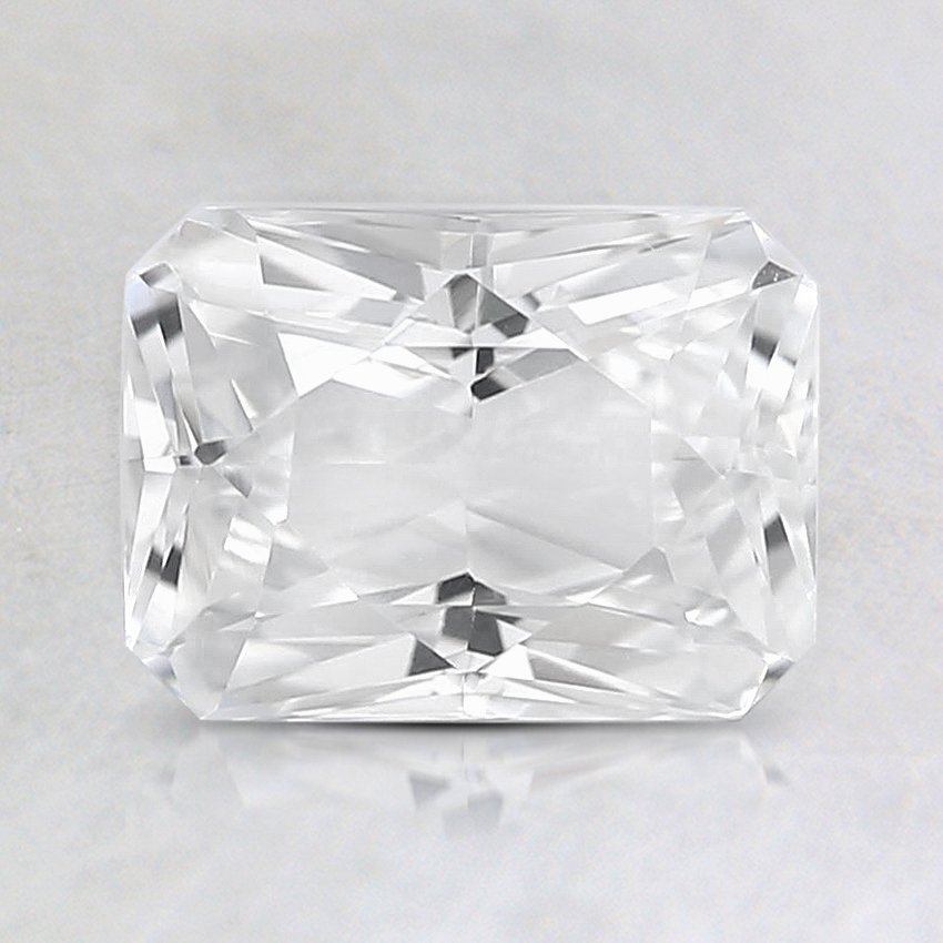 7.4x5.5mm White Radiant Sapphire