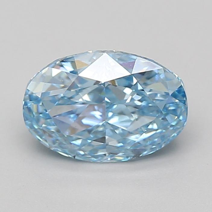 2.02 Ct. Fancy Vivid Blue Oval Lab Grown Diamond