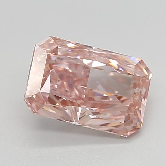 1.70 Ct. Fancy Vivid  Pink Radiant Lab Grown Diamond