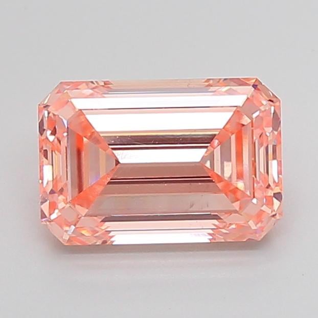 4.04 Ct. Fancy Intense Pink Emerald Lab Grown Diamond