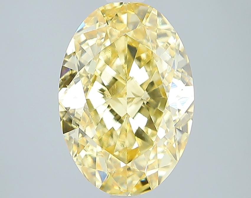 4.55 Ct. Fancy Vivid Pink Oval Lab Grown Diamond