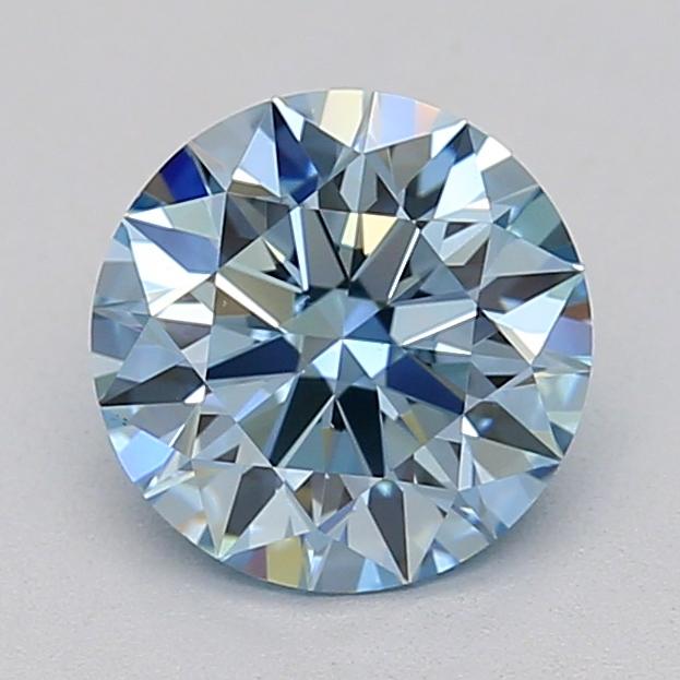1.06 Ct. Fancy Intense  Blue Round Lab Grown Diamond