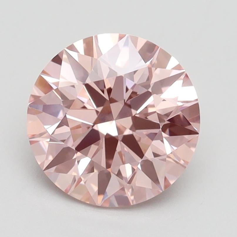 1.85 Ct. Fancy Intense Pink Round Lab Grown Diamond