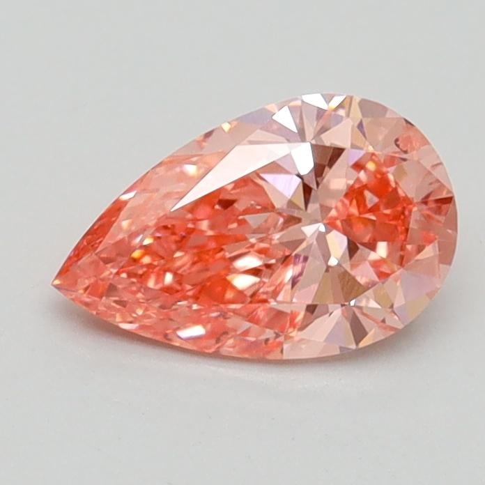 0.70 Ct. Fancy Vivid Pink Pear Lab Grown Diamond