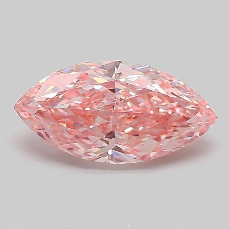 1.07 Ct. Fancy Vivid  Pink Marquise Lab Grown Diamond