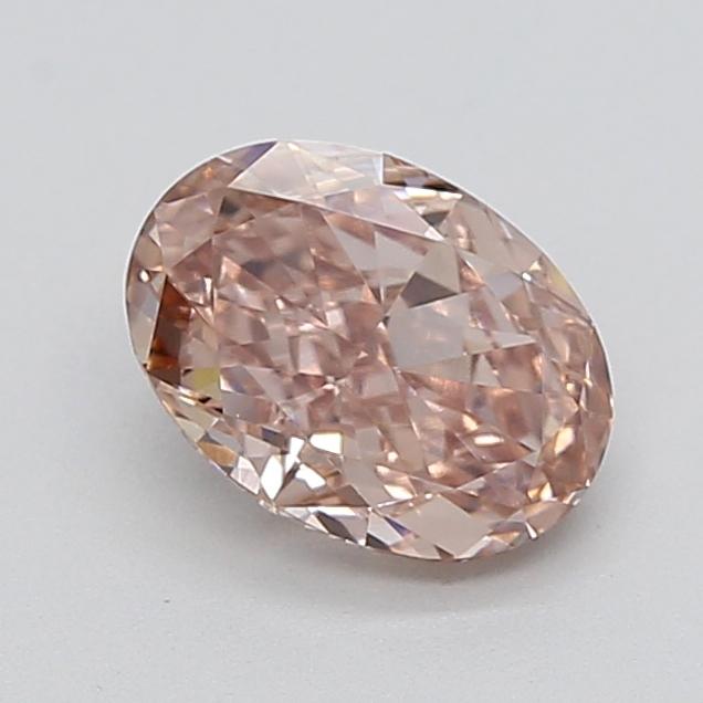1.05 Ct. Light  Brown Oval Lab Grown Diamond