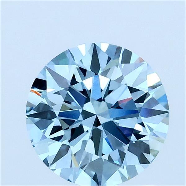 1.07 Ct. Fancy Blue Round Lab Grown Diamond