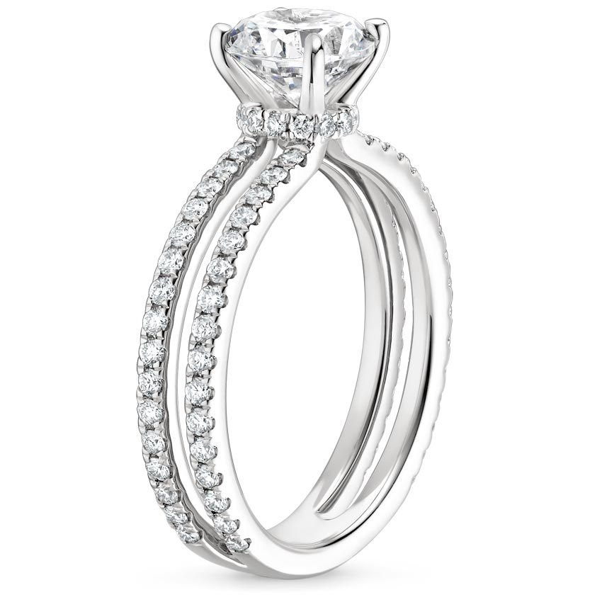 18K White Gold Linnia Diamond Ring (1/2 ct. tw.), large side view