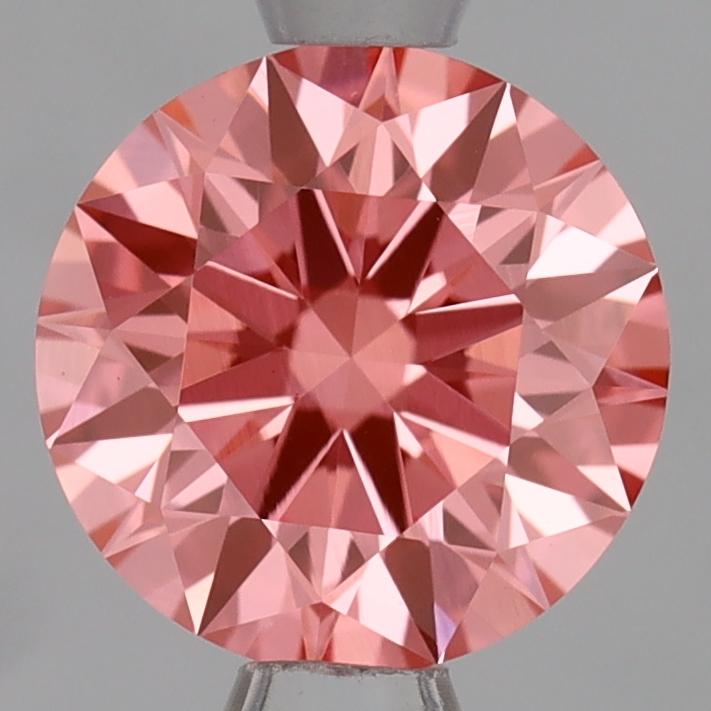 1.08 Ct. Fancy Vivid Pink Round Lab Grown Diamond